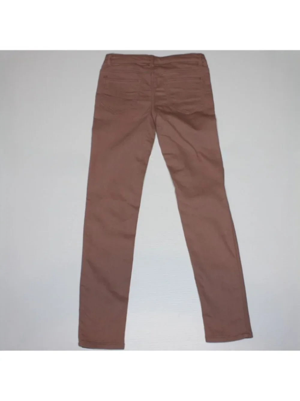 Material Girl Girl's Mauve Pink Skinny Jeans Pants with Knee Slits in size 10